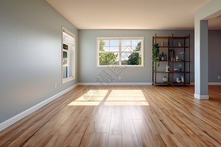 木地板的房间背景图片