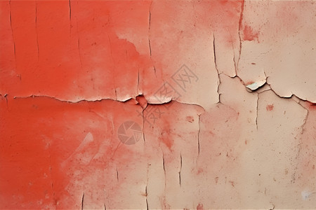 红白斑剥墙背景图片