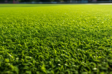 人造的绿色足球场背景图片