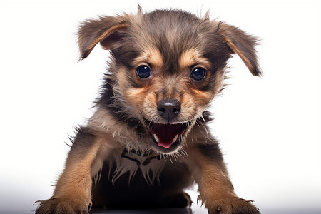 毛茸茸的宠物狗狗背景图片