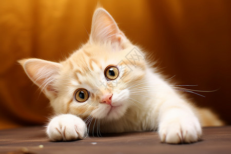 调皮可爱的小奶猫高清图片