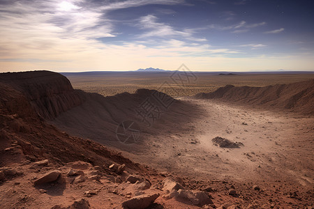荒无人烟的沙漠图片素材