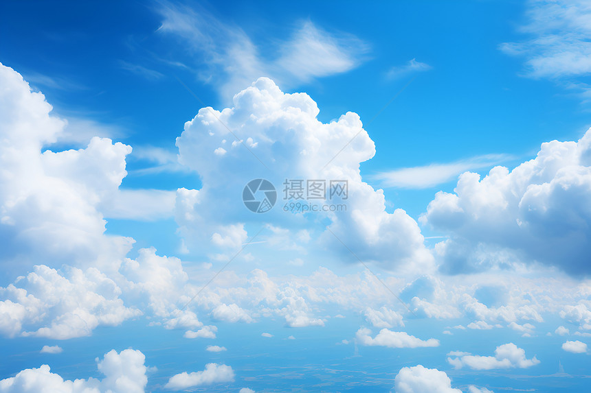 天空中的云朵云层图片