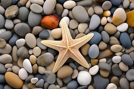 五角海星背景图片