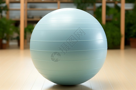 健身房里的瑜伽球背景图片