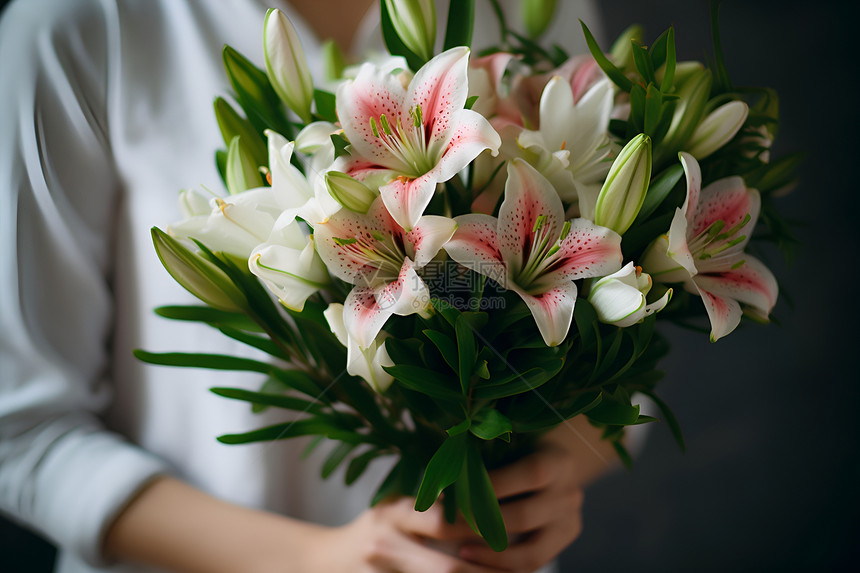 美丽的植物百合图片