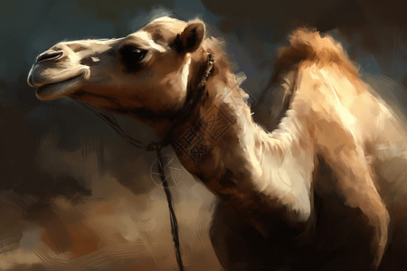 野生的动物骆驼背景图片