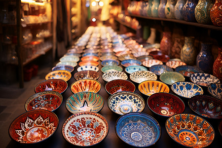 陶瓷艺术碗背景图片