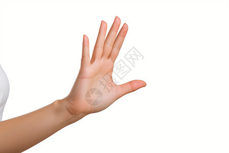 聋哑人沟通交流的手势背景图片