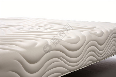柔软舒适的橡胶床垫背景图片