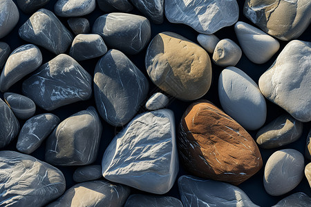 平滑坚硬的岩石背景图片