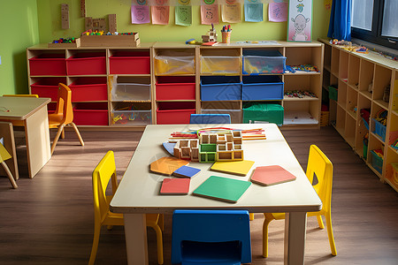 幼儿园的教室背景图片