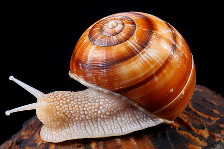 软体动物的蜗牛背景图片