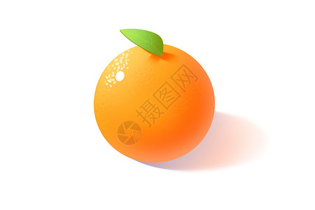 可爱的橙子背景图片