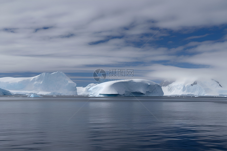 冰山的壮丽美景图片