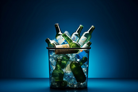 鱼肉罐头环保玻璃瓶设计图片
