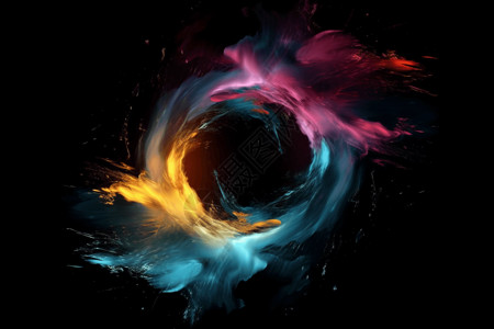 神秘的黑洞超级大黑洞高清图片