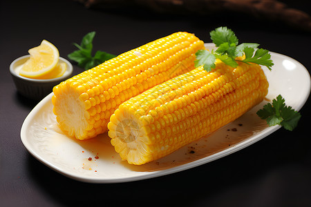 健康饮食的玉米背景图片