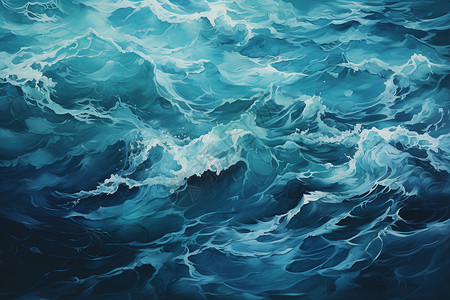 大海浪花的细节背景图片
