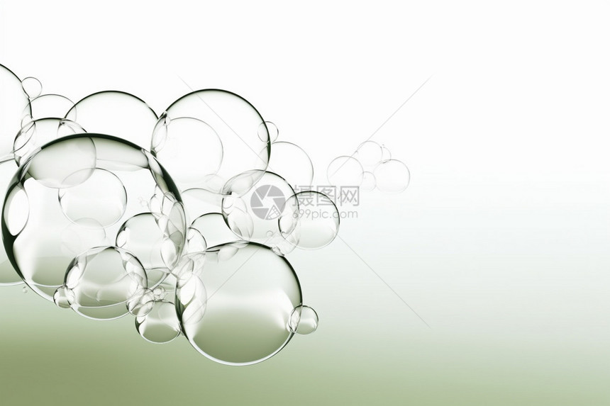 橄榄绿肥皂泡图片