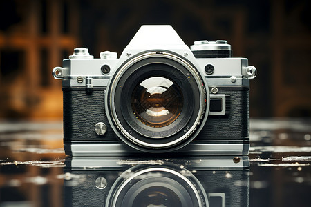 老式复古相机背景图片