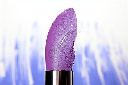 优雅的紫色唇膏背景图片