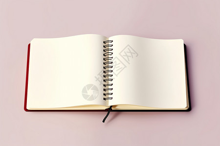 空白的教育笔记本背景图片