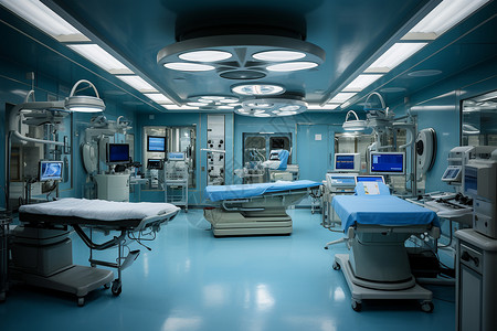 手术室中的设备背景图片
