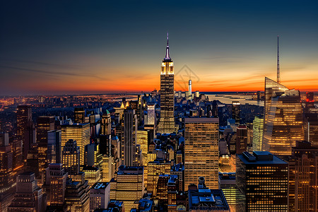 明亮的摩天大楼背景图片