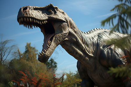 史前猎食者恐龙背景图片