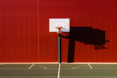 运动健身的篮球场背景图片