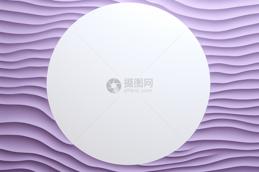 紫色背景上的白色圆圈图片