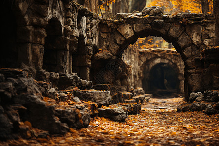 石质的隧道石质小径高清图片