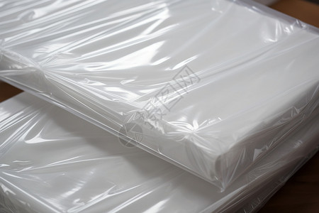 白色塑料袋背景图片