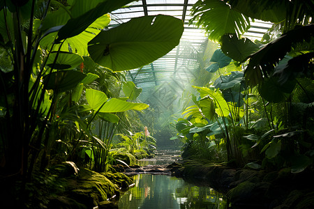 热带森林之美背景图片