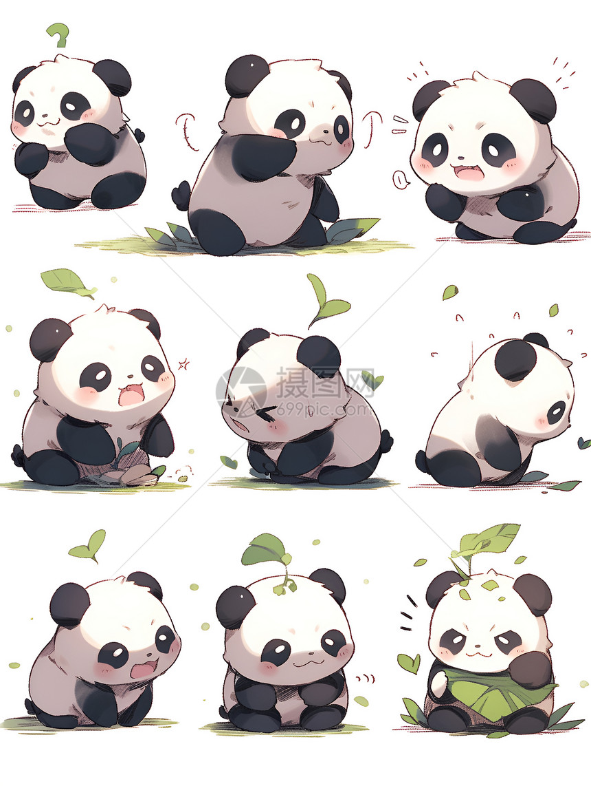 可爱搞笑的小熊猫图片