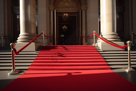 入口广场典礼入口红地毯背景