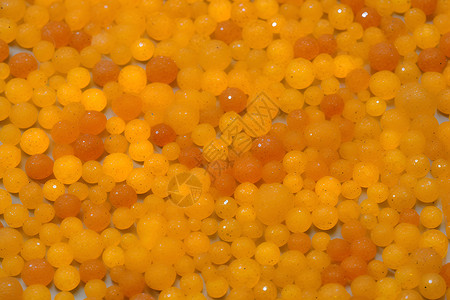 橙色的颗粒硅酸盐吸附剂高清图片