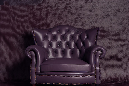 深紫色的沙发背景图片