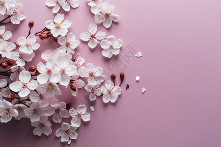春天浪漫的樱花背景图片