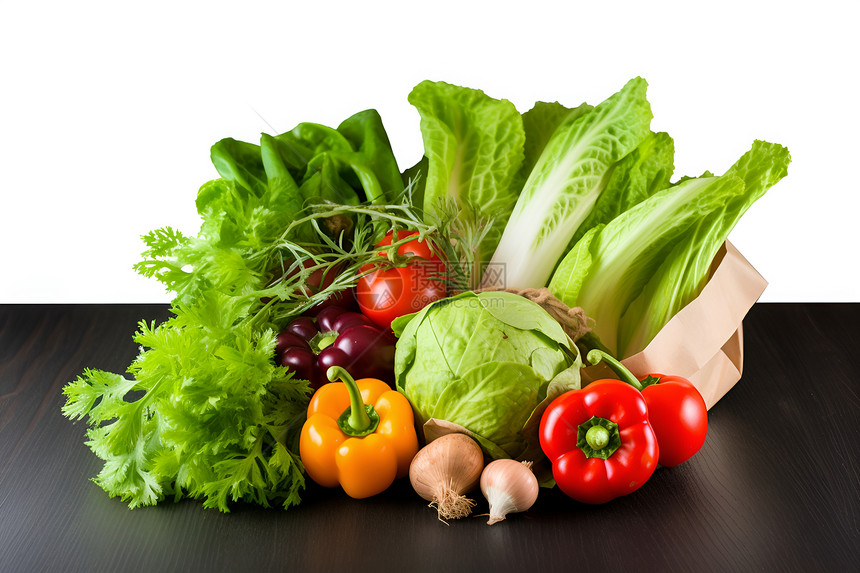 健康新鲜的蔬菜食物图片