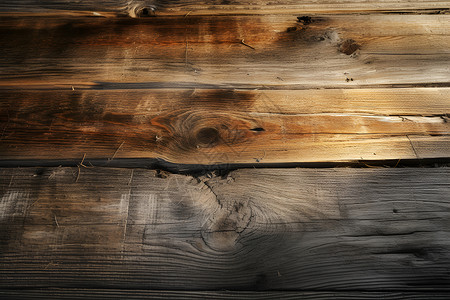 室内复古的木质地板背景图片