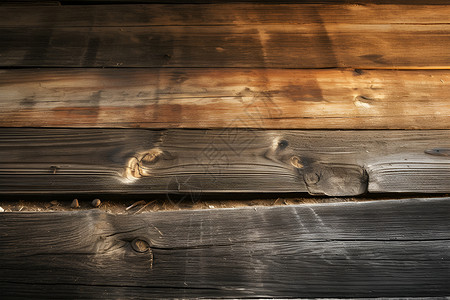破旧的木质地板背景图片