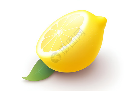卡通柠檬背景图片
