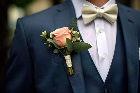 婚礼中的绅士背景图片