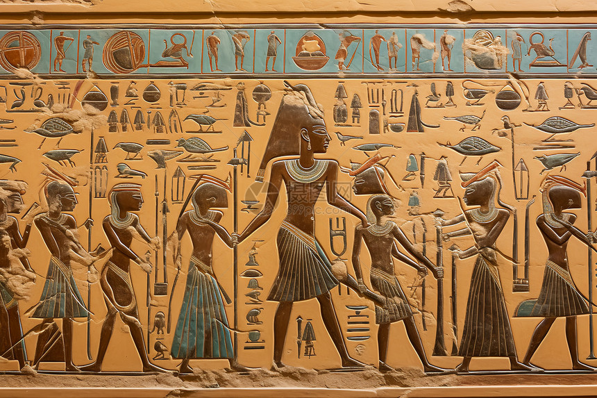 古埃及历史壁画图片