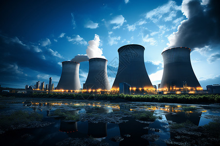 核能发电厂核能发电厂高清图片