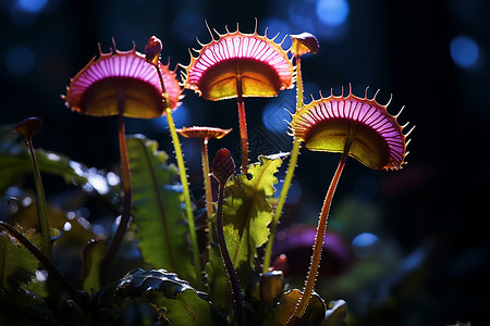 食虫植物花园背景