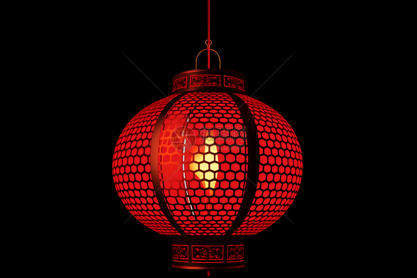 中华传统的灯笼图片