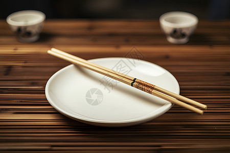 一双筷子背景
